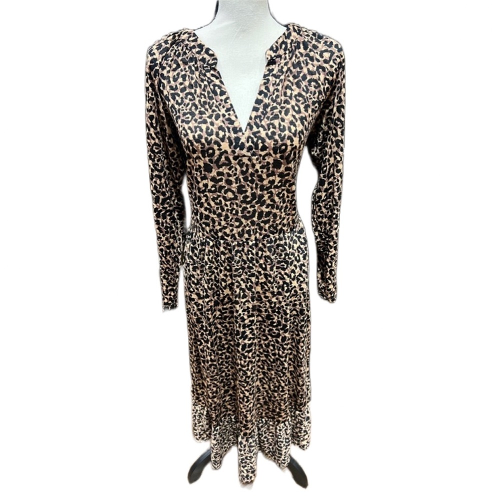 ASOS Design Leopard Print Dress Size 8 - Picture 1 of 8